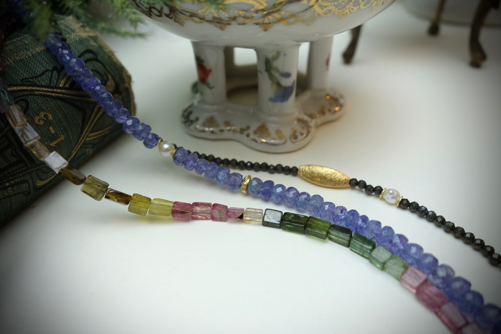 Collier „LUMINARA“, 3-reihig